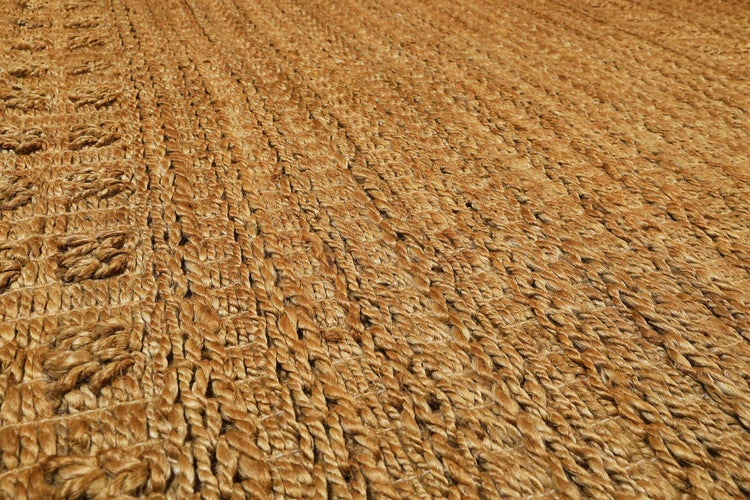 Nachhaltiger Teppich Naturfarben aus Jute Marseille Green Looop 80x150 cm