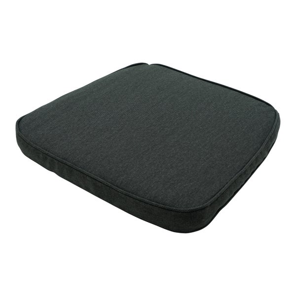 Sitzkissen Wicker Dunkelgrau Canvas Eco+ - Ca. 48x48 cm - 4er-Set