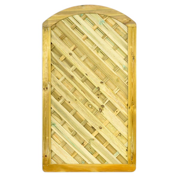 Holzspalier mit Rundbogen für den Garten