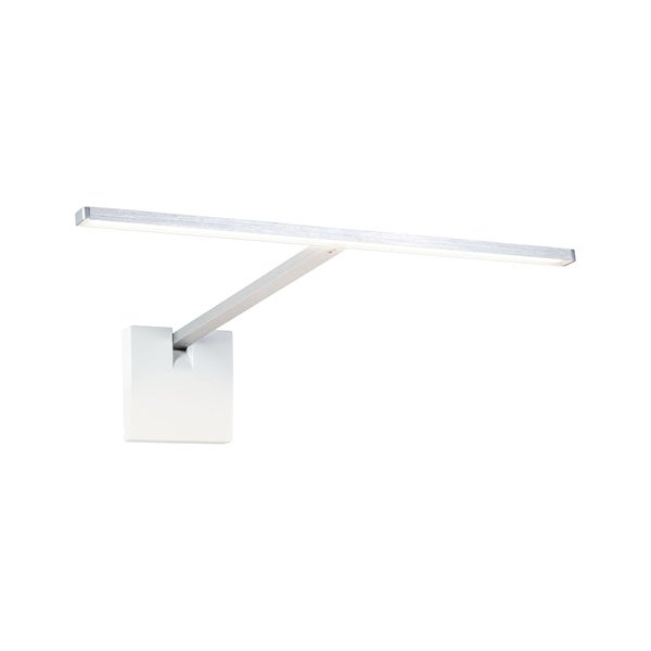 Tisch mit Schreibtischlampe, Kopfhörern, Tastatur und Computermonitor mit Briloner Logo