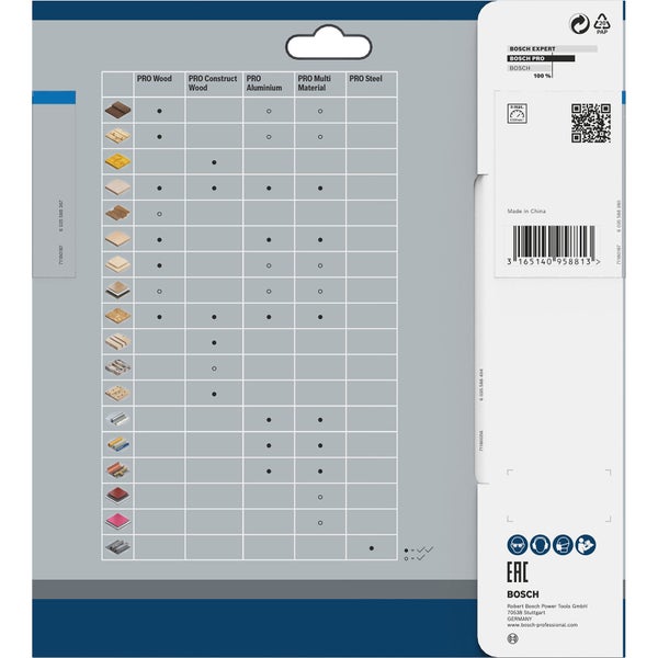 Bosch PRO Aluminium cordless Blatt für Kreissägen 173 x 1,8 x 20 mm - 2608837759