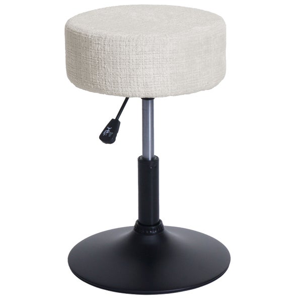 Hocker mit gepolsterter Sitzfläche und Höhenverstellung