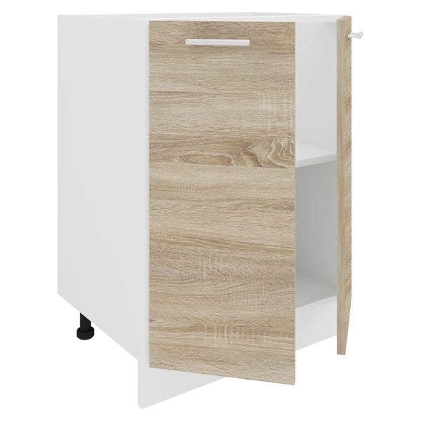 Küchenschrank B 60 cm Unterschrank Drehtüren Esilo