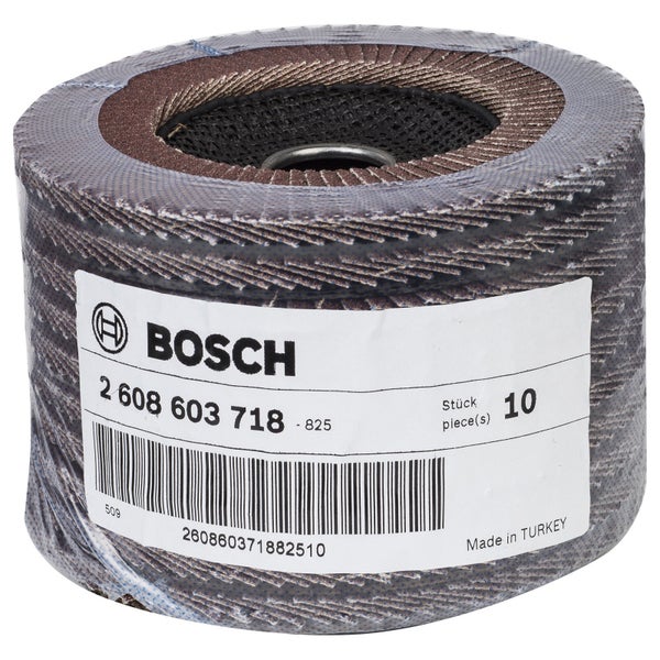 Bosch Fächerschleifscheibe X431 Standard for Metal gerade 125 mm 80 Glasgewebe - 2608603718