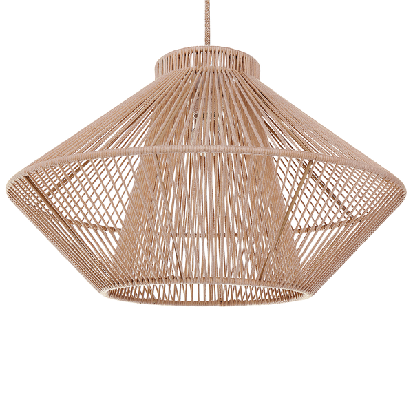 Hängeleuchte PALMETTO Baumwolle Beige