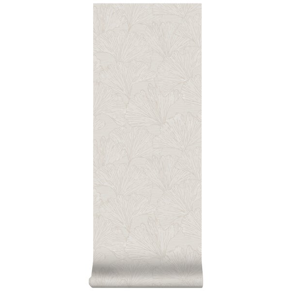 Tapetenrolle mit Ginkgo-Blatt-Motiv