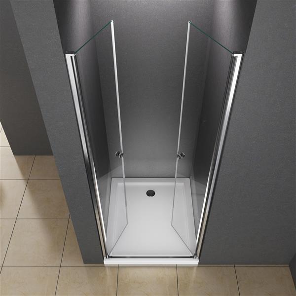 BuyLando Maja 75x195 cm Duschtür Nischdusche Klarglas