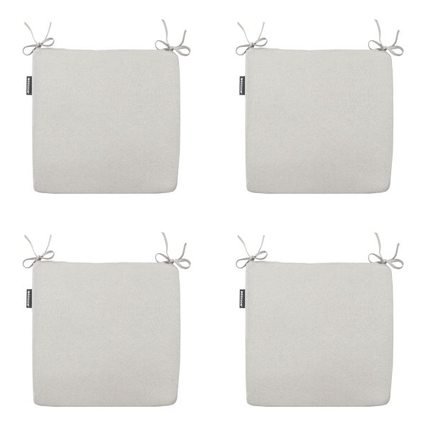 Sitzkissen Panama Leinen - Ca. 40x40 cm - 4er-Set