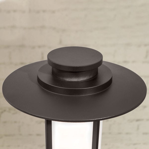 LED Außenleuchte Wegeleuchte 24x80cm Mokka