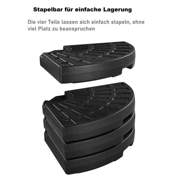 Stapelbare Pflanzgefäß-Untersetzer für einfache Lagerung