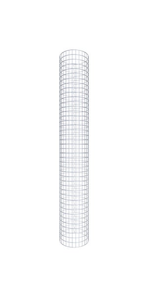 Gabionensäule Durchmesser 47 cm MW 5 x 5 cm rund - Höhe: 210 cm