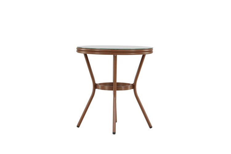 Loures Cafetisch Ø70 braun. 70 X 70 X 75 cm