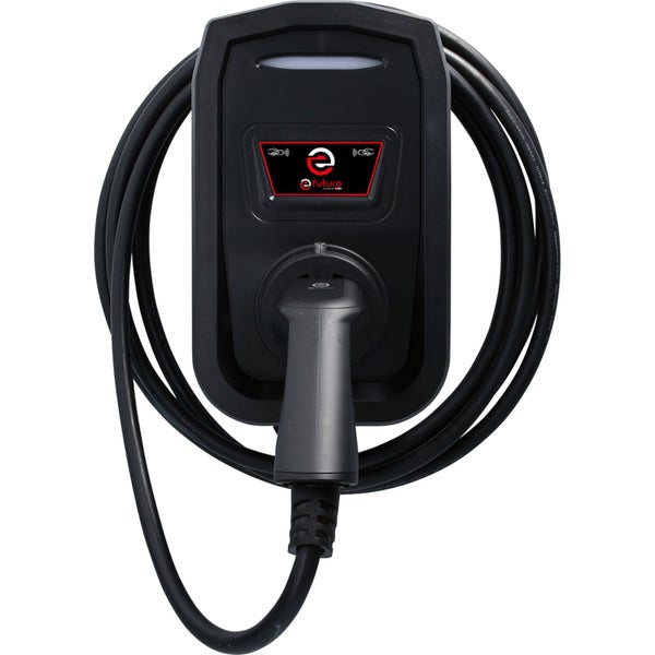 KS TOOLS efuturo Wallbox mit Typ 2 Ladekabel 3 Phasen bis zu 11 kW 16 A 400 V Mode 3 mit RFID Zugangskontrolle ohne Stromzähler - 117.7511