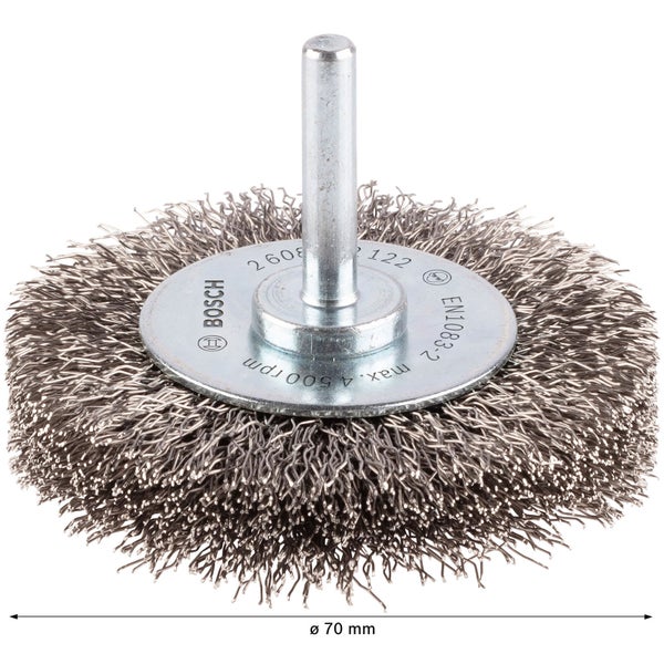 Bosch PRO Stainless Steel clean Scheibenbürste 70 x 0,30 mm gerader Schaft - 2608622122