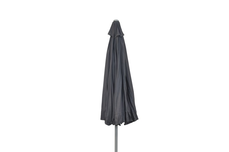 Marktschirm, rund 300 cm, grau