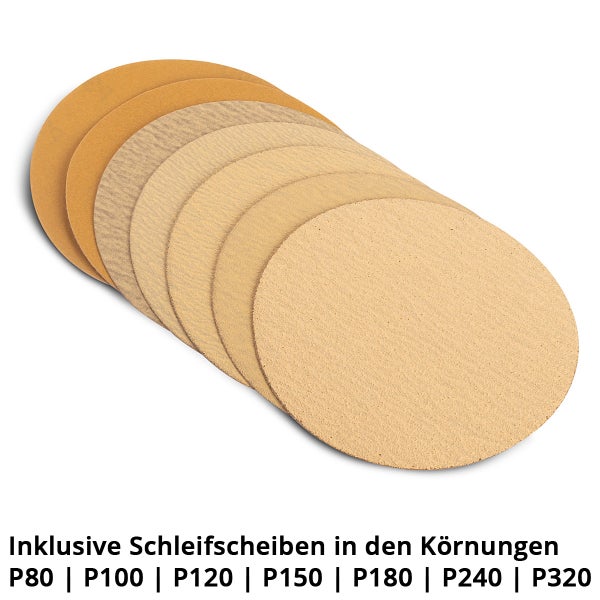 Set Schleifscheiben verschiedener Körnungen