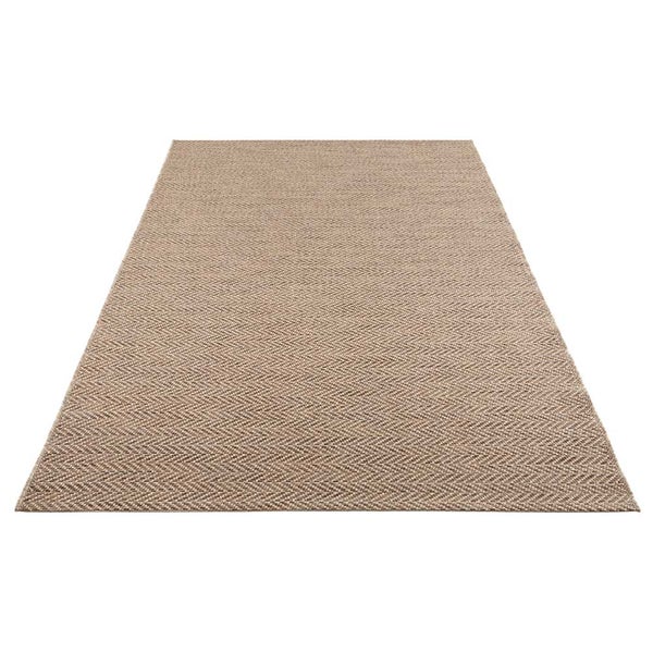 In- & Outdoor Teppich Caen Naturbraun - 160x230x0,6cm