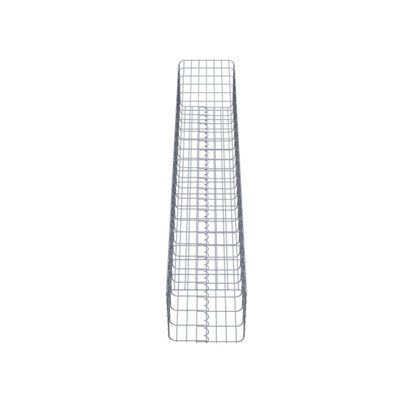 Gabionensäule 37 x 37 cm, MW 5 x 10 cm eckig - Höhe: 2,10 m