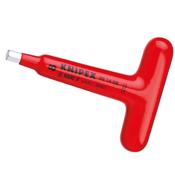 KNIPEX T-Griff-Schlüssel isoliert für Innensechskantschrauben