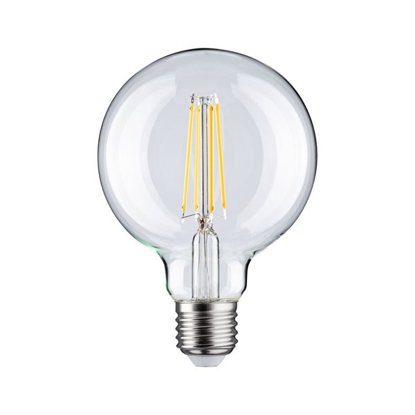 Filament 230V LED Globe G95 E27 806lm 7,5W 2700K dimmbar Klar
