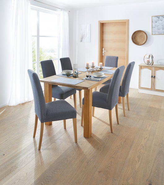 FRANK FLECHTWAREN | Stuhlbezug Elegance, POLYESTER, BAUMWOLLE, Einheitsgröße, elastisch