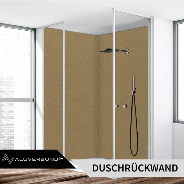 Duschkabine mit Duschwandverkleidung und Duscharmatur