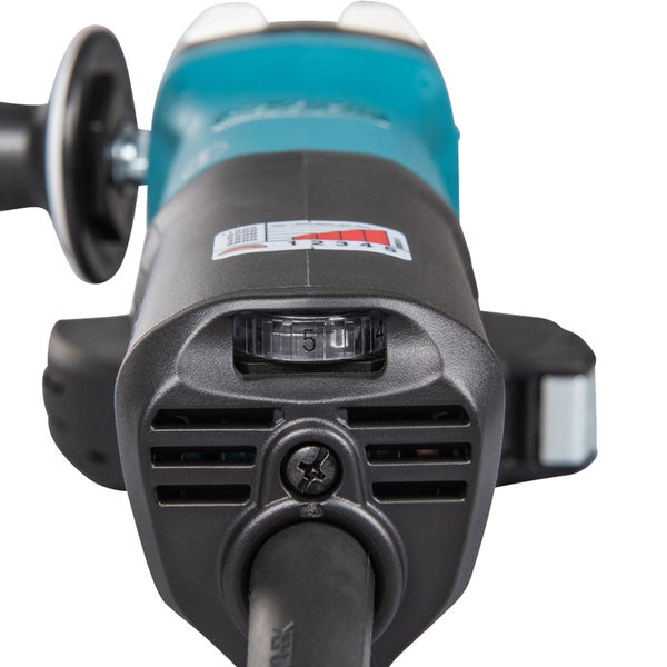 Makita Winkelschleifer mit Schleifscheibe und Seitengriff