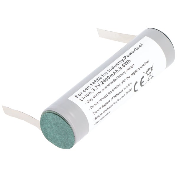 Nachbauakku passend für den Bosch Ciso Akku 3.6 bis 3,7 Volt Kapazität max. 2600mAh mit Lötfahnen zum Selbsteinbau