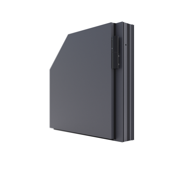 Seitenansicht einer Garagentür