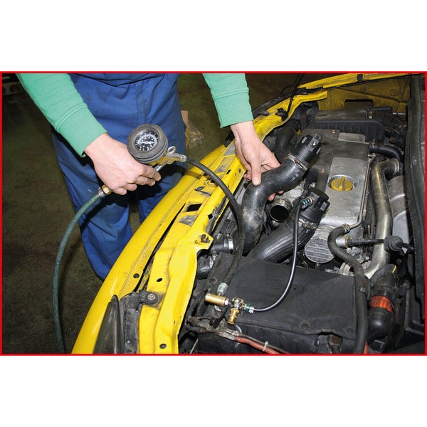 KS TOOLS Turbolader-Ladeluft-System-Prüfkoffer-Satz 17tlg. - 150.2520