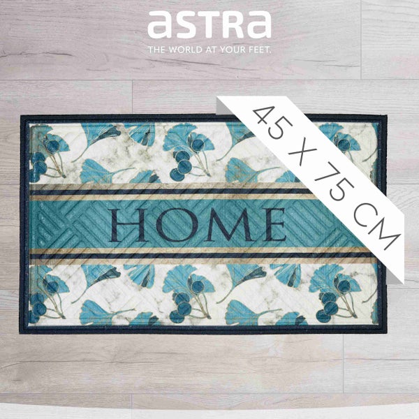 Fußmatte mit der Aufschrift Home und dem Maß 45 x 75 cm