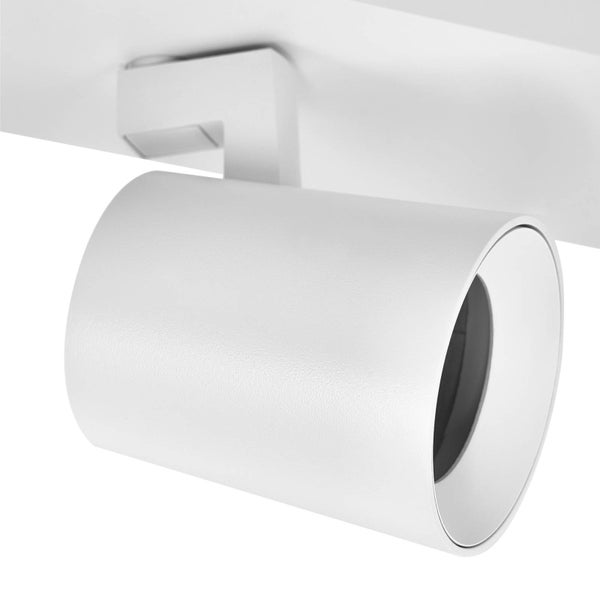 Weiße Deckenleuchte mit zylindrischem Design