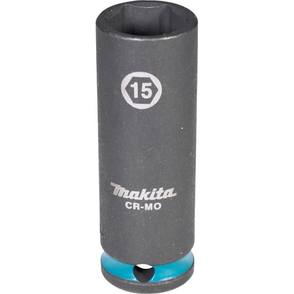 Makita E-16324 Steckschlüssel 3/8 SW15 Impact Black lang