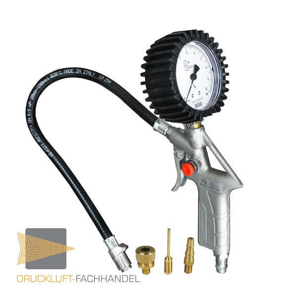 DF-Reifenfüller GEEICHT mit Gentilin Quik-Lok + 3er Adapter Set
