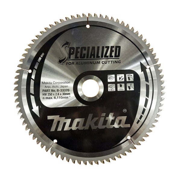 Makita Sägeblatt für Aluminium, 250x2,8x30 Millimeter