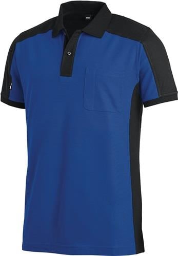 FHB Poloshirt KONRAD Größe XL royal / schwarz - 91490-3620-XL