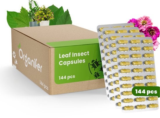 Leaf Insects Blattinsekten Kapseln - 144 Stück - Organifer