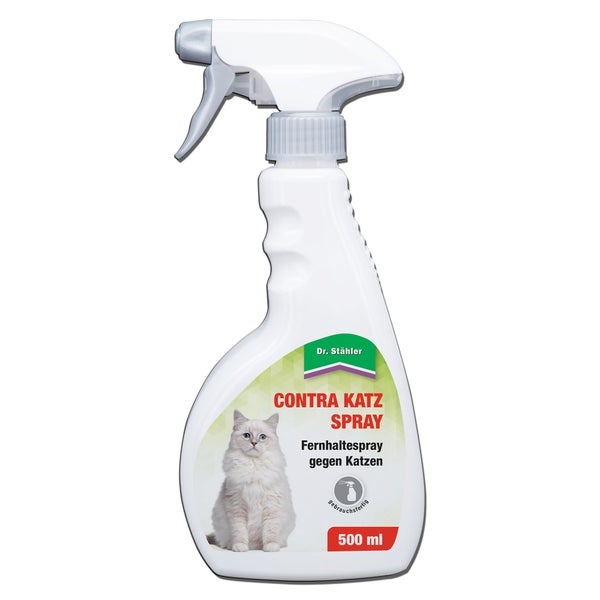Contra Katz Spray - Effektives Fernhaltespray gegen Katzen - Schutz für Garten, Hauswände & Beete - Gebrauchsfertig - Langanhaltende Wirkung - 500 ml