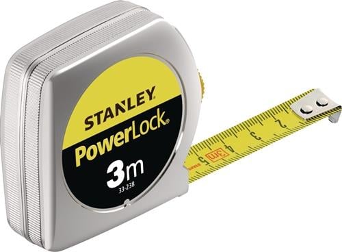 Stanley PowerLock Rollbandmaß, 3 Meter