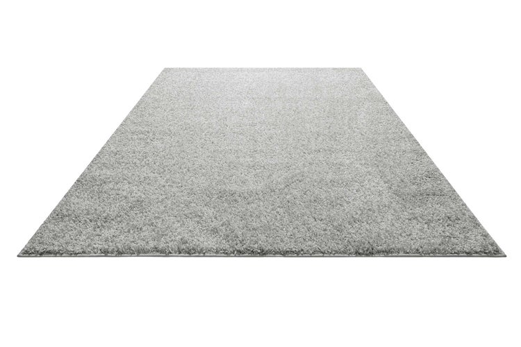 Teppich Hellgrau Hochflor Gino Homie Living 133x200 cm