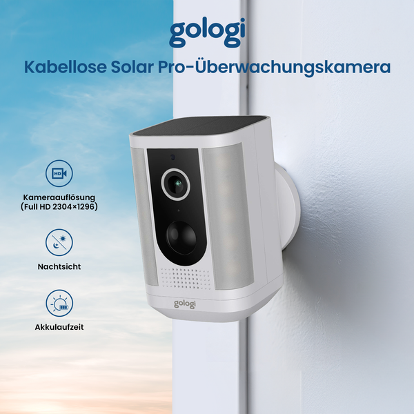 Gologi Solar Pro Überwachungskamera