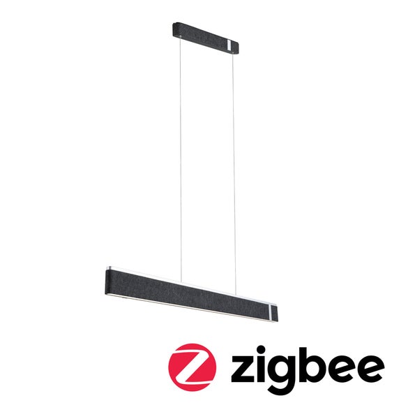 Zigbee Logo und Hängelampe