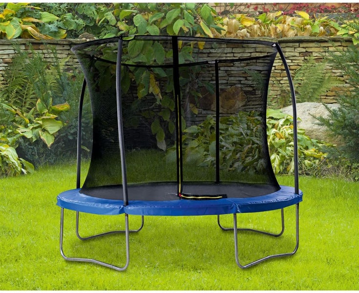 Sena Dunlop Gartentrampolin mit Netz Ø 306cm, Kindertrampolin Trampolin groß