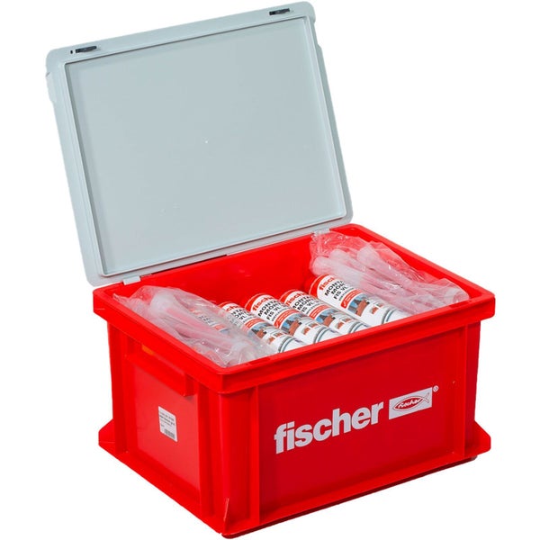 Fischer Montagebox mit Montagemörtel und Zubehör