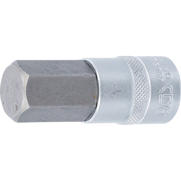 BGS Bit-Einsatz Länge 70 mm Antrieb Innenvierkant 12,5 mm (1/2) Innensechskant 22 mm - 4295