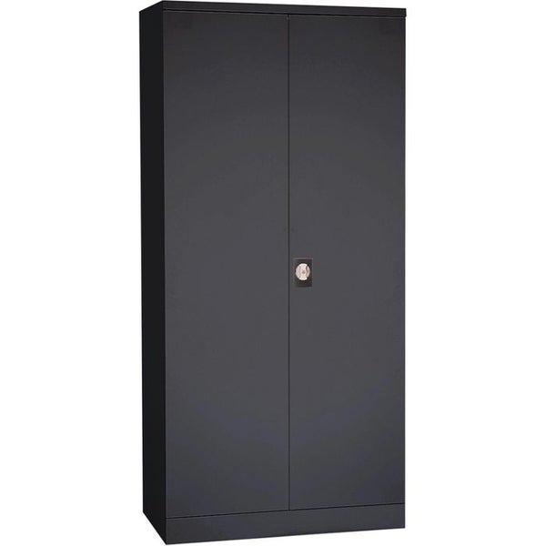 PROREGAL Stahlschrank Bee 4 Fachböden HxBxT 195 x 120 x 42 cm Pulverbeschichtetes Fachbodenmaterial Anthrazit & Anthrazit