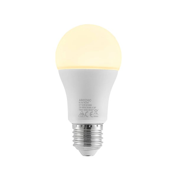 Arcchio LED-Leuchtmittel E27, 13,5 Watt, 3000 Kelvin, 1521 Lumen, Birnenform.