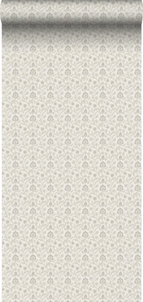 Tapetenrolle mit floralem Muster