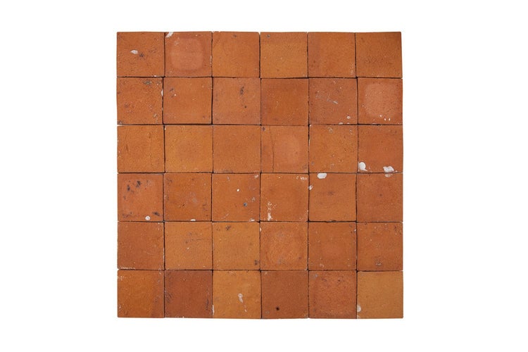 Küchenszene mit Fliesenspiegel im Patchworkdesign