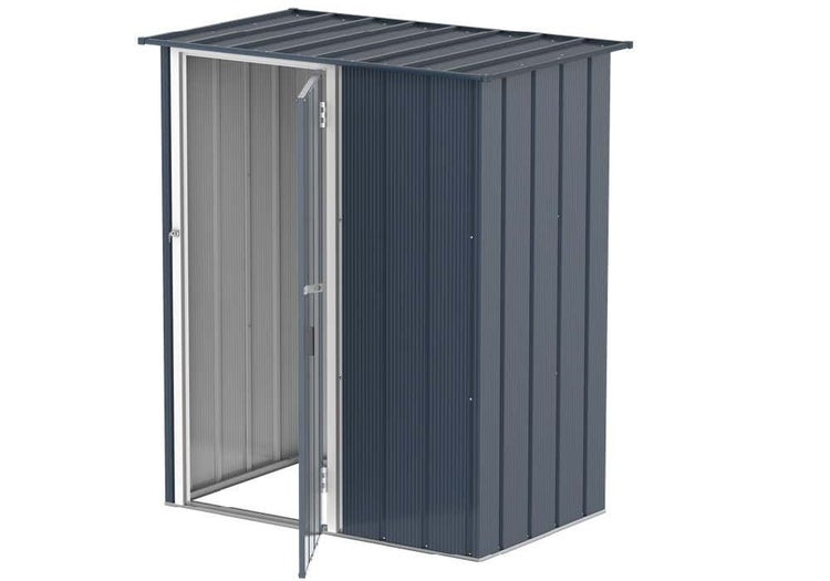Metall Gerätehaus 148x88 Gartenhaus Schiebetür